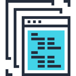 source code vector image