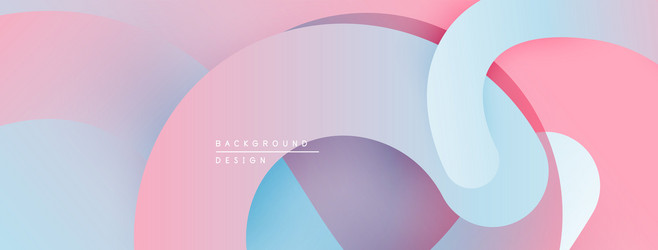 abstract pastel shapes overlap creating soft vector image