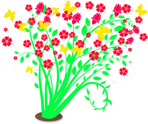 Bunga Raya Vector Images (35)