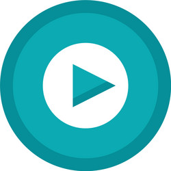 icon of a play button in flat style without vector image