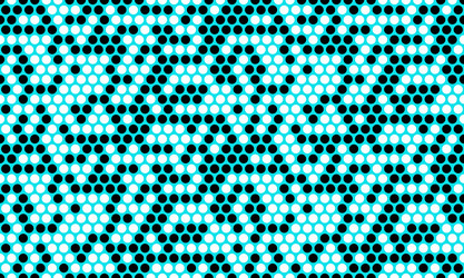 abstract teal and black circular pattern vector image