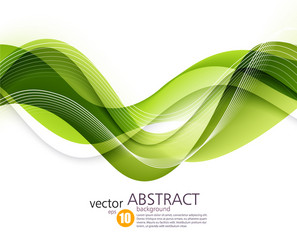 Abstract background with yellow green Royalty Free Vector