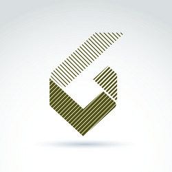 abstract design element with parallel stripes vector image