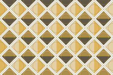 a seamless pattern of circles and squares vector image