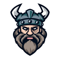 viking warrior logo sport mascot Vector Image