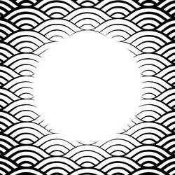 background with abstract line waves pattern vector image