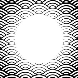 background with abstract line waves pattern vector