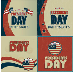 four different backgrounds with icons and text vector image