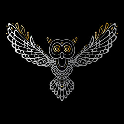owl tribal pattern Vector Image