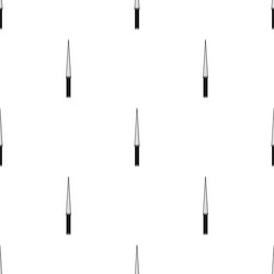 seamless pattern with sword icons for design web vector image