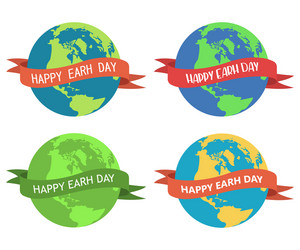 Earth day vector