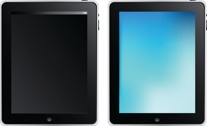 Tablet Computer Display vector image