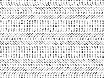 abstract big data numeric vector image