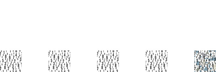 seamless pattern with the numbers vector image