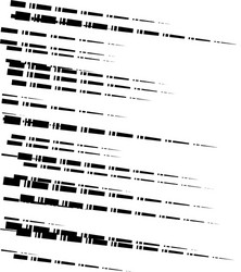 dashed irregular lines segment horizontal stripes vector image