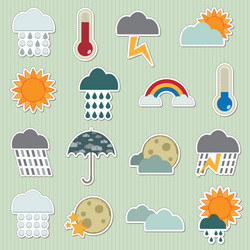 Meteorological disaster or extreme weather Vector Image