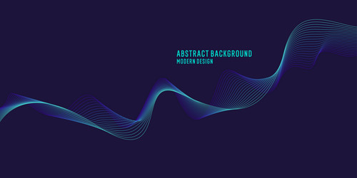 beautiful background with flowing lines abstract vector image