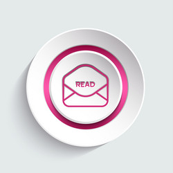 message icon design element for your website app vector image