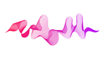 abstract backdrop with colorful wave gradient vector image
