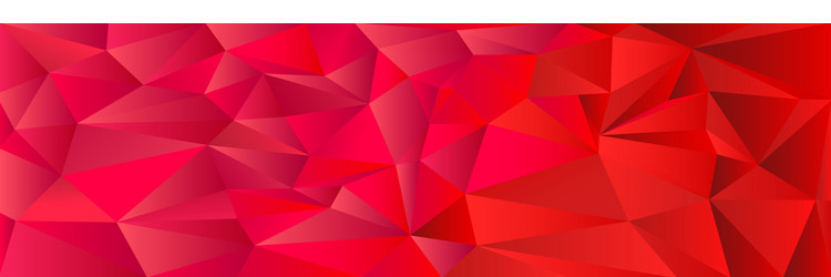 abstract red gradient triangles different vector image