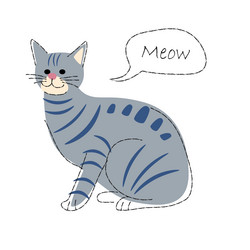 Gray Cat Cartoon Vector Images (over 3,900)