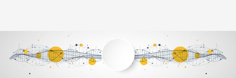 abstract dna background with plexus effect vector image