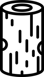 log linear style icon design vector image