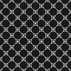 seamless pattern circular lattice mesh vector image