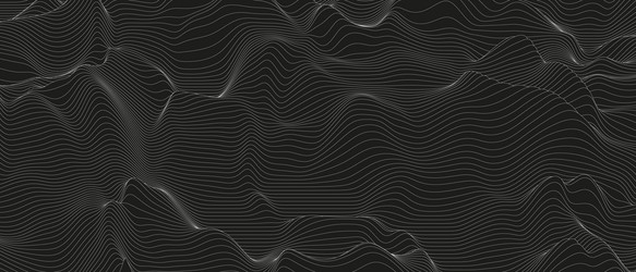 Abstract background with distorted line shapes vector