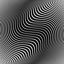 Wavy lines pattern vector