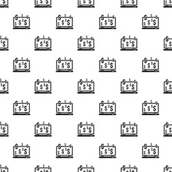 money online on computer pattern simple style vector image