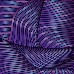 gradient pattern of wavy lines colorful vector image
