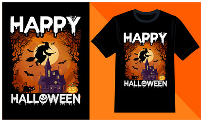 happy halloween t-shirt design costume vector