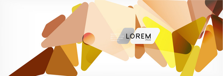 mosaic triangular low poly style abstract vector image
