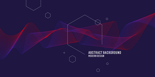 beautiful background with flowing lines abstract vector image