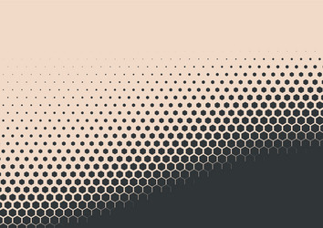 Abstract Hexagon Pattern - Wave Effect vector image