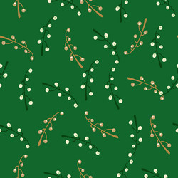 Seamless random pattern with doodle branches vector