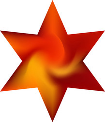 chromatic background in form a shape vector image