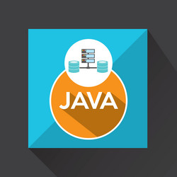 java language data base storage vector image
