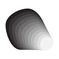 minimal abstract shape isolated geometric object vector image