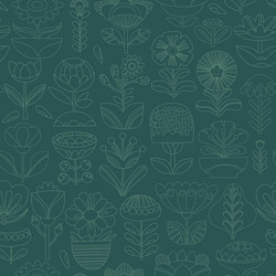 seamless linear minimalistic pattern vector image