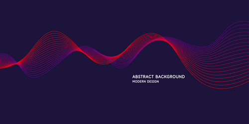beautiful background with flowing lines abstract vector image