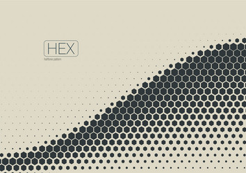 Abstract Geometric Hexagon Wave Pattern vector image