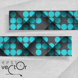 abstract banners with place for your text vector