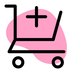add to cart include products in shopping list vector image