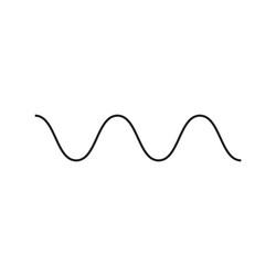 minimal abstract shape isolated geometric object vector image