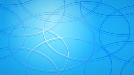abstract background of intersecting circles vector image