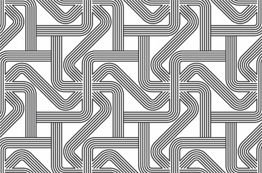 geometric seamless pattern with linear vector image