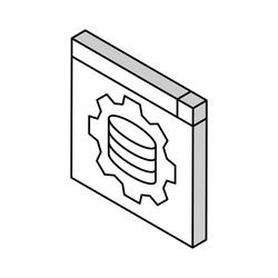 hardware solution digital processing isometric vector image