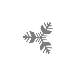 Snowflake icon vector